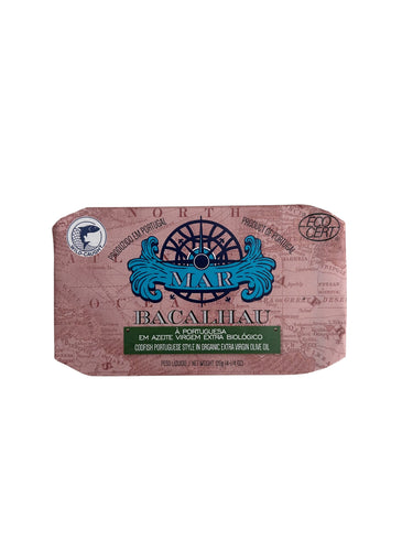 MAR Brand Codfish in Organic EVOO in Portuguese Style  - 6 Pack - TinCanFish